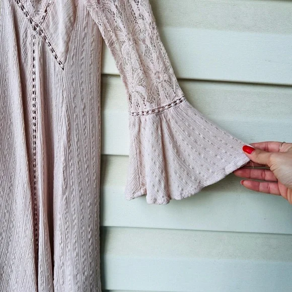 Altar’d State Bell Sleeve Babydoll Dress - Picture 4 of 10